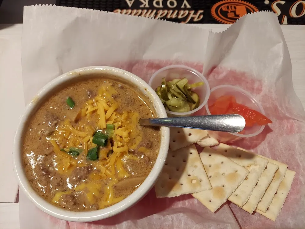 Bacon Jalapeño Cheeseburger Soup