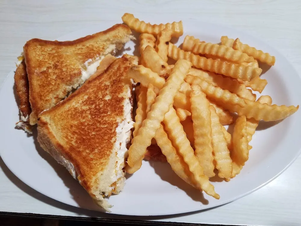 Crack Sandwich and Fries